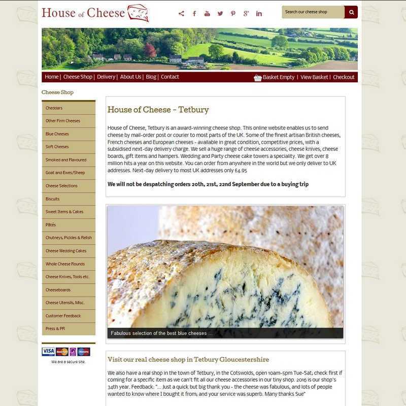 Website by Graphicz for House of Cheese