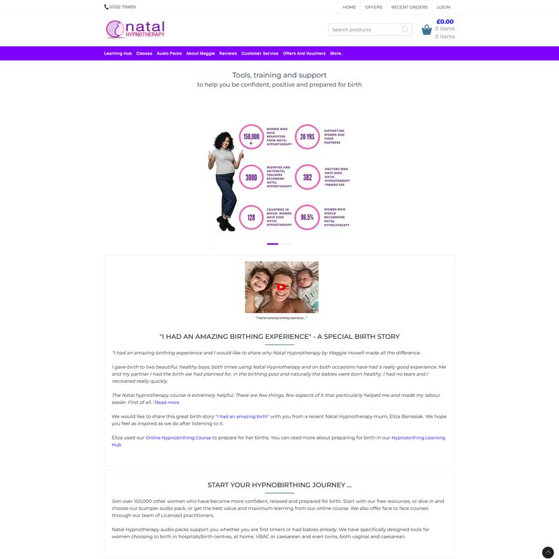 Website by Graphicz for Natal Hypnotherapy