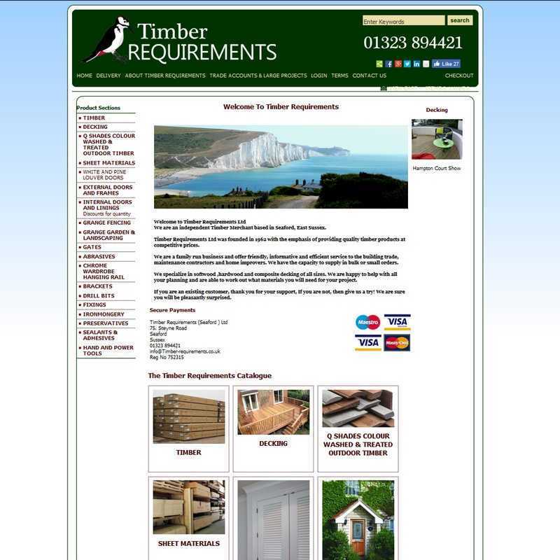 Website by Graphicz for Timber Requirements
